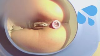 IndecentAlicePeeing with Creampie after a hard sex Camera Inside Toilet Bowl-6