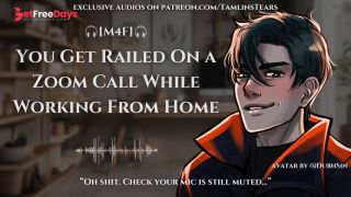 Railed On a Zoom Call While Working From Home  ASMR Audio Roleplay For Women M4F-2