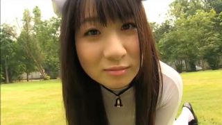 Tempting Japanese model Rui Kiriyama in white leotard Asian!-0