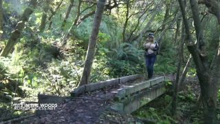 clip 31 Huge tits in a rope harness roams the woods - outdoor - bdsm porn gay fetish xxx-0