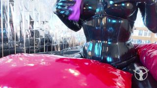 adult clip 32 Rubber Freak: Shining My Rubber Bed, femdom tied on femdom porn -5