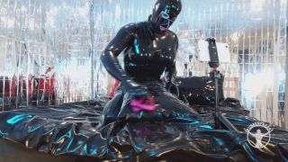 adult clip 32 Rubber Freak: Shining My Rubber Bed, femdom tied on femdom porn -6