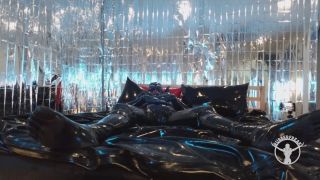 adult clip 32 Rubber Freak: Shining My Rubber Bed, femdom tied on femdom porn -8