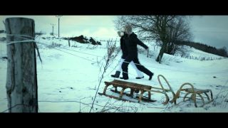 clip 42 Snow Fun V - Warm Me Up, handgag fetish on blonde porn -1
