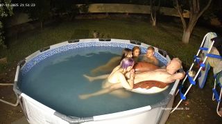 Late Night Pool Voyeur Fun - Amateur HD 720P 2025!-1