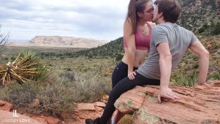 Lindsey Love - Cute Couple Have Sex on Public Trail - LindseyLove-0