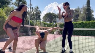 online porn video 18 Evil Woman: Ballbusting On The Tennis Court, fetish papa on femdom porn -2