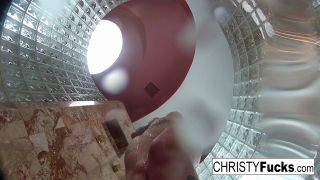 Shower bts fun with christy amp dahlia tattoo porn feat christ....-1