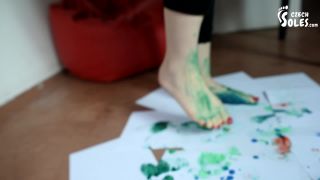 porn video 45 Czech Soles - Foot And Soles Painting And Soleprints on femdom porn asa akira fetish-5