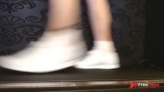 [GetFreeDays.com] Ruffled Socks Reebok Princes Sneakers White Walking Porn Stream November 2022-5