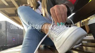 Ana - anas socks () Anassocks - you know how much i love showing off my socks and feet in public watch me take off my 07-05-2021-0