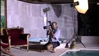 Timea - BTS - swimmimgpool and 2  boys-7