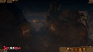 Huge werewolf monster impregnates girl-0