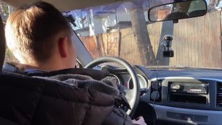 Stepmom In A Fur Coat Sucked Her Stepson In The Back Seat Of A Car 1080p-0