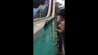 Accidental nudity on the water slide-2