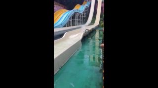 Accidental nudity on the water slide-3