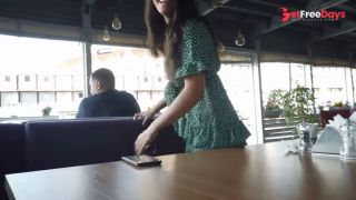 18 Y.o. Virgin Stepsis Lost the Bet and has to Show Her Pussy in Public-5