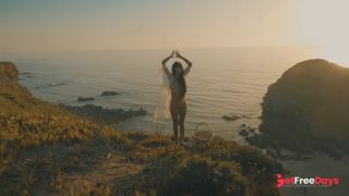 [GetFreeDays.com] Atmospheric Naked Sunset Meditation Ocean Cliffs Porn Stream January 2023-0