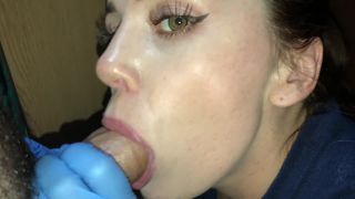 Girl in Gloves made a Blowjob while Cleaning Luna Roulette 1080p-3