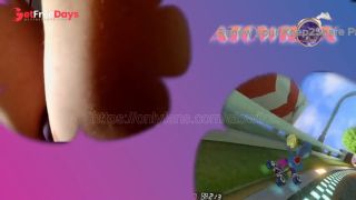 french gamer girl disturb by her follower on Mario kart english subtittle-1