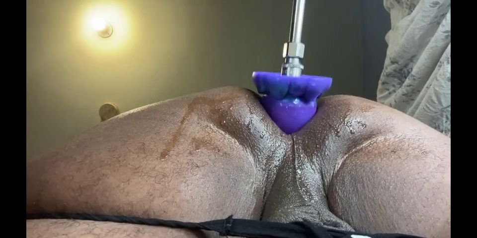 Anal Sex Machine Pounds Black Mans Prostate