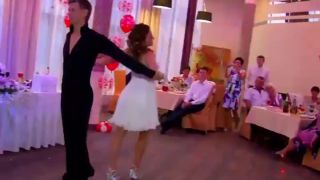 Acrobatic wedding dance reveals  panties-0