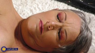 Milf Marika (EU) (60) - Curvy granny loves to masturbate her British fanny! (14446) - Masturbation-9