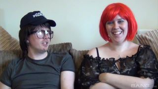Curvy Mature Brunette Sucks And Titty Fucks A  Nerd-3