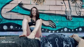  feet porn | Foot Fetish Footjob Handjob Outdoor - Myviolethart | handjob-3