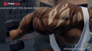 [GetFreeDays.com] Macro Gym Hyper Muscle Growth Animation Sex Leak March 2023-2