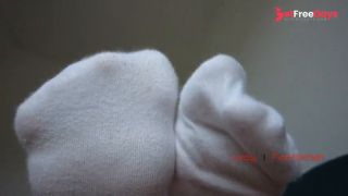 [GetFreeDays.com] Mistress shows and orders to smell her feet in white socks, foot worship POV Sex Leak June 2023-3