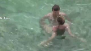 Spying them while they fuck in the  water-4