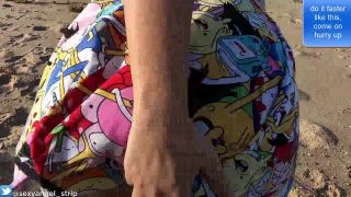 Emanuelly Raquel142 - JOI On The Beach Public Nudity Voyeur-8