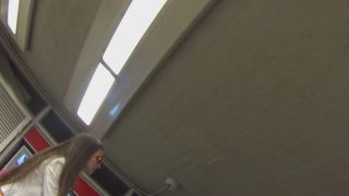 Upskirt of sexy pregnant woman Public!-3