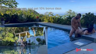 [GetFreeDays.com] outdoors ASSFUCKING and Blowjob at the pool Porn Film June 2023-6