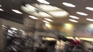 Girl working out in a gym-9