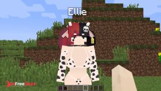 [GetFreeDays.com] Minecraft Sexy Cow Cosplay Ellie Xhatihentai gameplay Adult Video November 2022-0