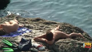 Hornyropean teens are having orgy on the beach-7