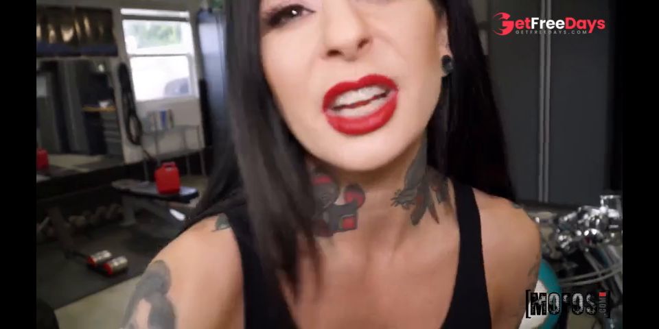 Rocker and Rider Wife Squirts On Mechanic Guys Big Dick - Angel Ray
