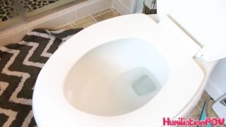 Humiliation POV - Goddess Carissa Montgomery - You Wanna Be My Toilet Slave? Youre One Sick Fuck! JOI!-2