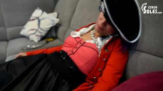 clip 9 Czech Soles – Drunk pirate girl foot worship on Halloween, opulent fetish on feet porn -8