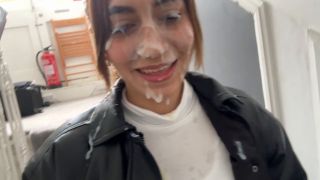 Amateur 2024 Artemis Carmona Epic Triple Facial Cumwalk In London.-6