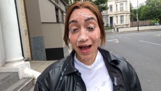 Amateur 2024 Artemis Carmona Epic Triple Facial Cumwalk In London.-7