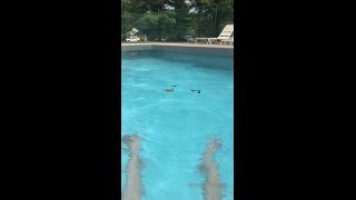 clip 19 leiafishnets 19-08-2019 floating and swimming in the pool on feet porn foot fetish kik-6