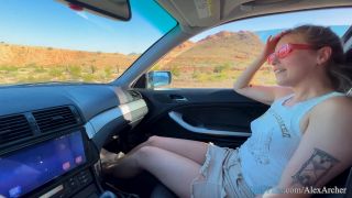 AlexAndAva Onlyfans Model Giving A Blowjob To Pay For A Ride To Las Vegas - AlexAndAva - Facial Cumshot - 4K-0