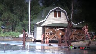 Nude Beach - Two Randy Couples  2-3