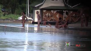 Nude Beach - Two Randy Couples  2-4