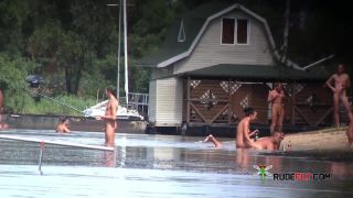 Nude Beach - Two Randy Couples  2-8