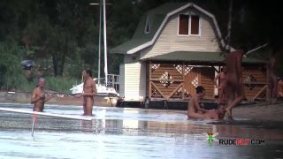 Nude Beach - Two Randy Couples  2-9