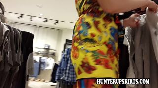 yummyupskirtwithgirlinbrightdress voyeur -0